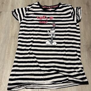 Warner Bros. Black and White Looney Tunes T-Shirt